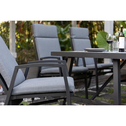 SUMMER SALE ☀️⛱️🏝️ Komfort und Design! 13-tlg. Dining Move Set Arctic mit verstellbarer Rückenlehne