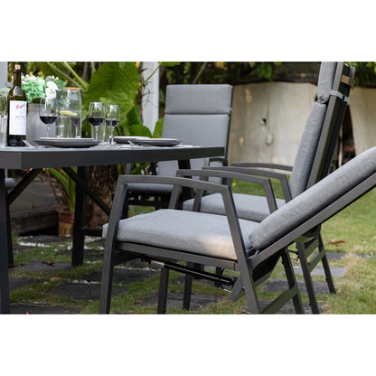 SUMMER SALE ☀️⛱️🏝️ Komfort und Design! 13-tlg. Dining Move Set Arctic mit verstellbarer Rückenlehne