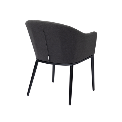 Outdoor Dining Sessel Eclipse LIKA-TEX® 100% wetterfest lava (anthrazit)