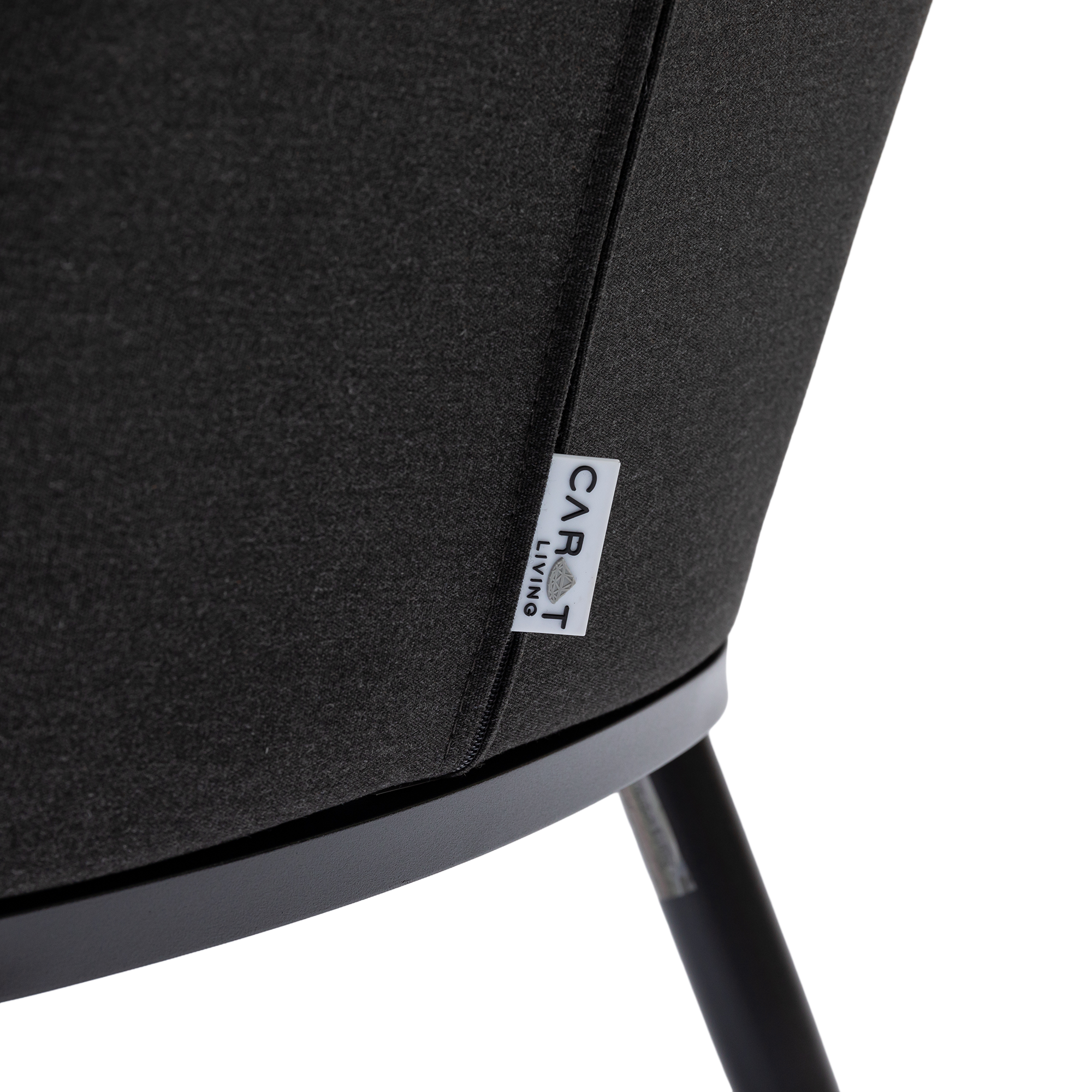 Outdoor Dining Sessel Eclipse LIKA-TEX® 100% wetterfest lava (anthrazit)