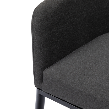 Outdoor Dining Sessel Eclipse LIKA-TEX® 100% wetterfest lava (anthrazit)