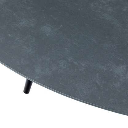 Design Highlight - Runder Aluminium Dining Tisch Puro ø 145x75 cm