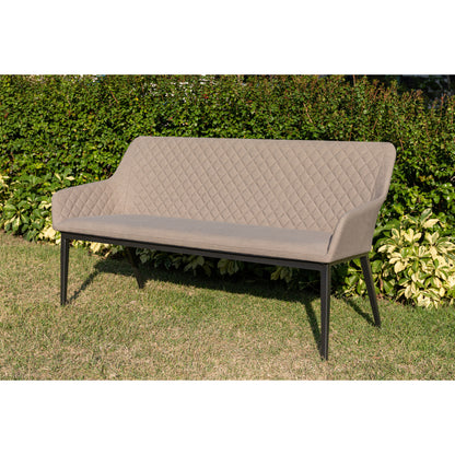 Outdoor Dining Bank Heritage 100% wetterfest LIKA-TEX® in sand (natur)
