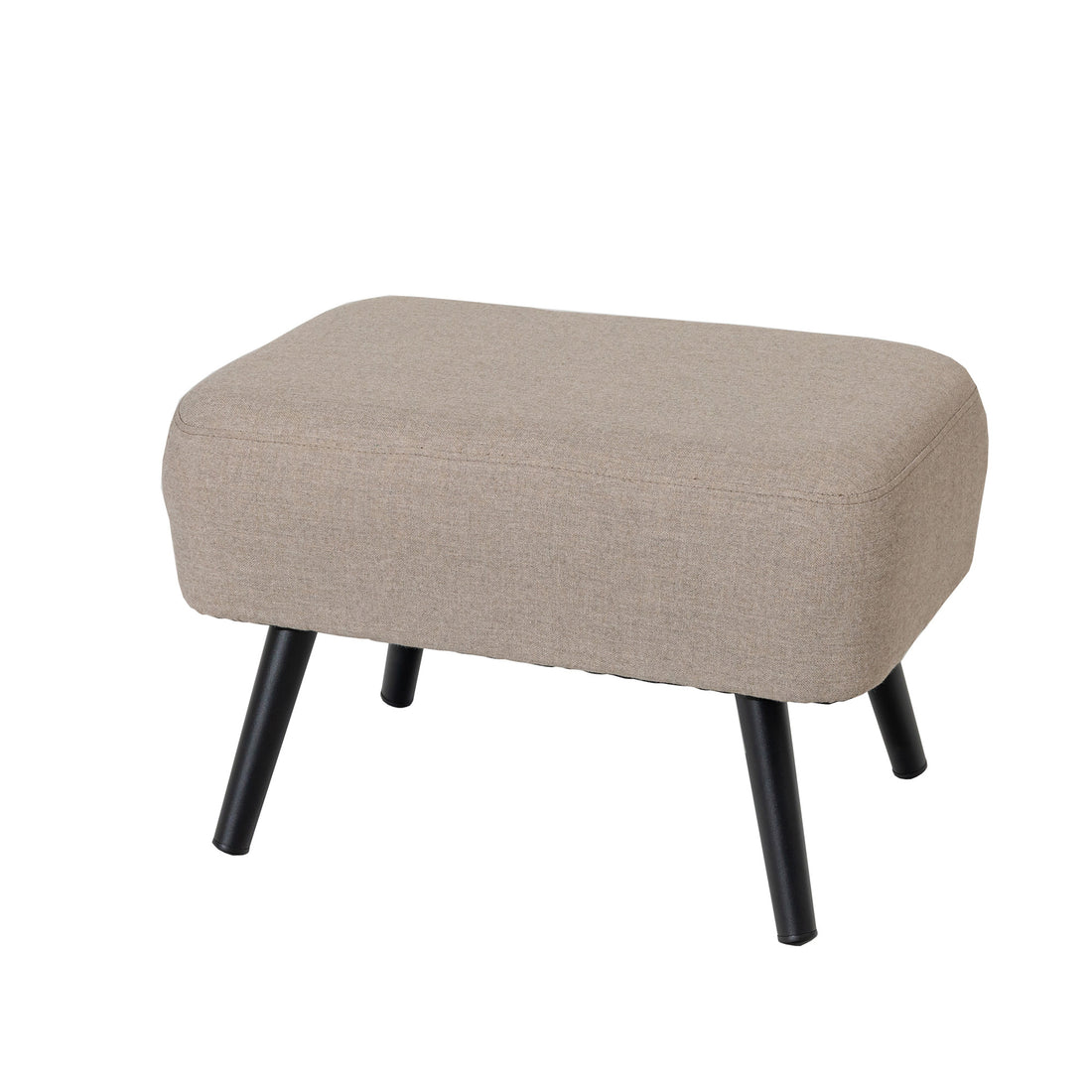 LUXUS! Outdoor Hocker Puro 100% wetterfeste LIKA-TEX® Bezug sand (natur)