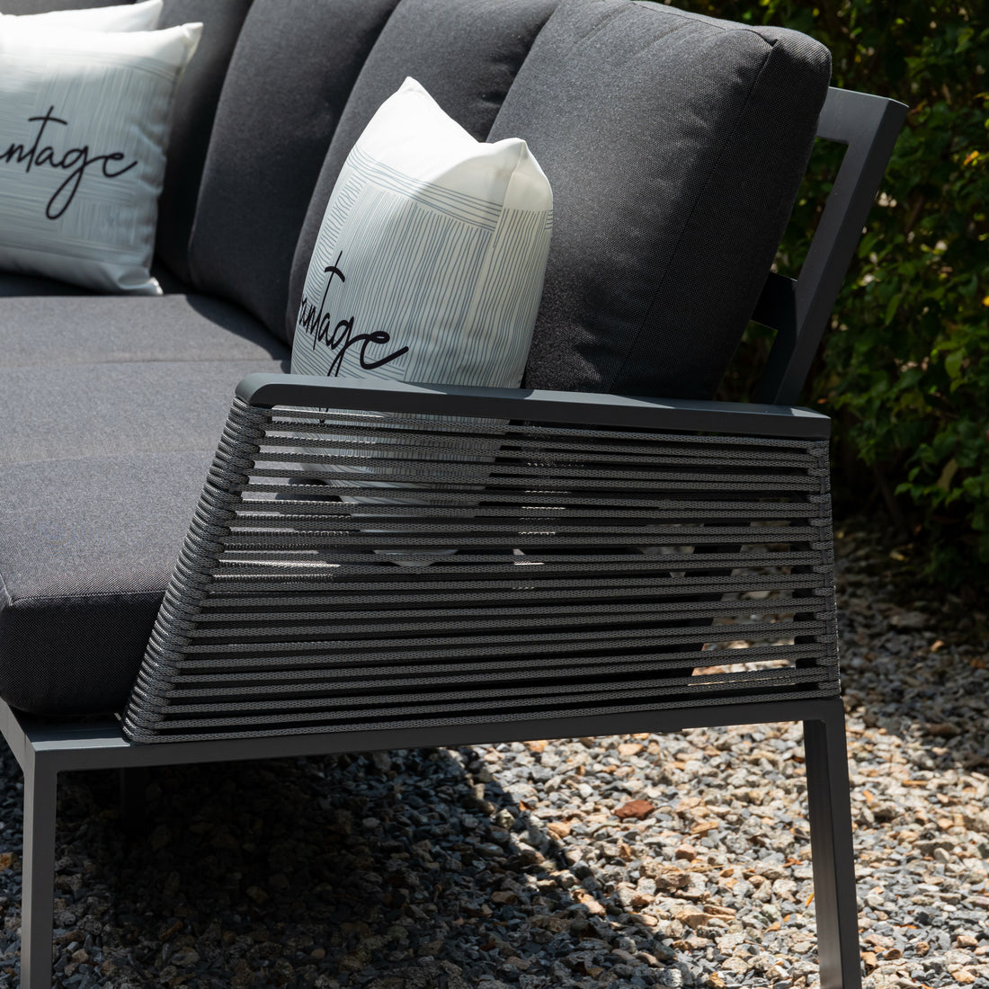 ☀️ Dining Eck Lounge Elba XXL inkl. 2x Dining Sessel / Extra hohe Rücken / Wetterfest