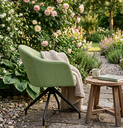 Outdoor Drehsessel Nixon LIKA-TEX® Bezug 100% wetterfest