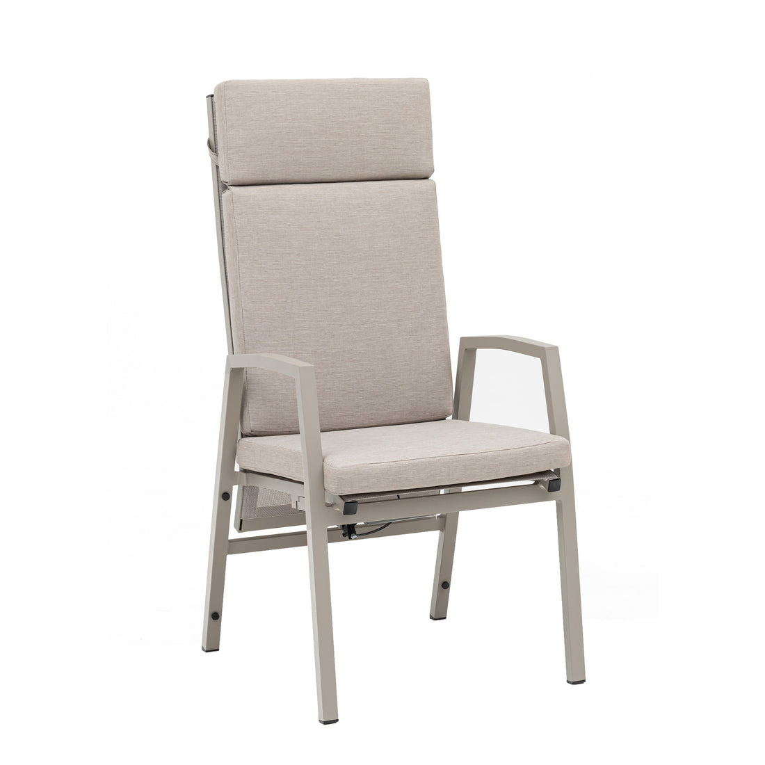 Superior Aluminium Dining Move Sessel Arctic nature / Rücken verstellbar passend zu der Tischserie Madri