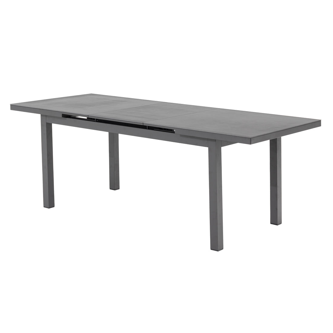*WOCHENKNALLER* Premium Dining Ausziehtisch Madri Nero Aluminium Gestell kombiniert mit einer Sintered Stone Tischplatte 167/217 x 90 x 77cm