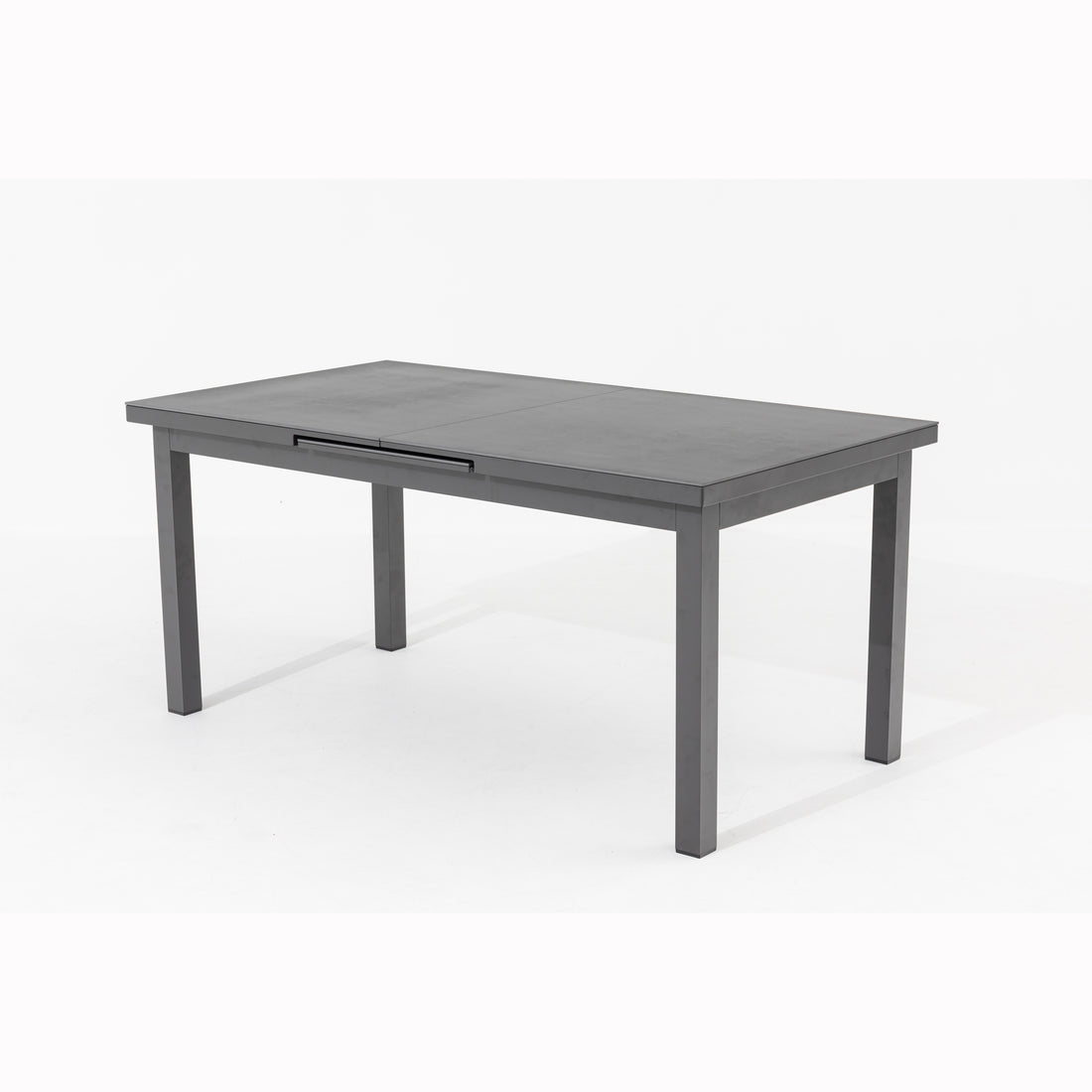 Premium Dining Ausziehtisch Madri Nero Aluminium Gestell kombiniert mit einer Sintered Stone Tischplatte 167/217 x 90 x 77cm