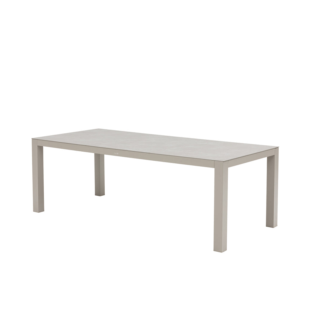 Premium Tisch Madri 220 x 100 x 75cm / Aluminium Gestell kombiniert mit einer Sintered Stone Tischplatte