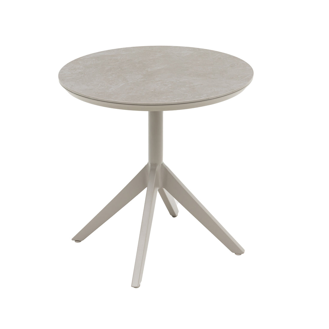 Premium Beistelltisch Madri / Aluminium Gestell kombiniert mit Sintered - Stone Tischplatte