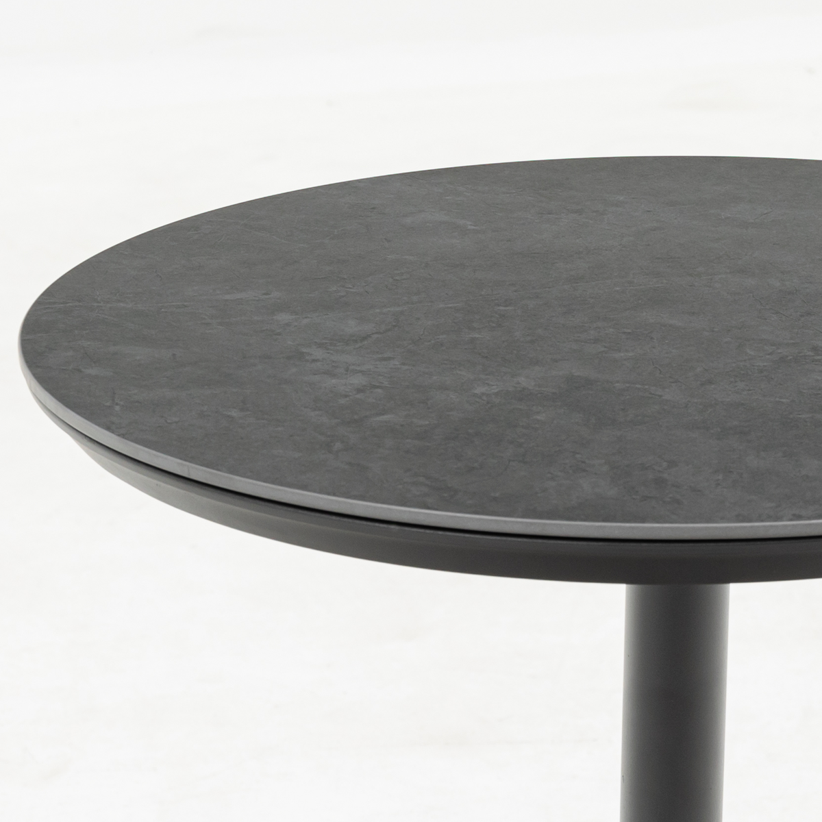 Premium Beistelltisch Madri Nero / Aluminium Gestell kombiniert mit Si – Mandalika Outdoor & Living Products GmbH