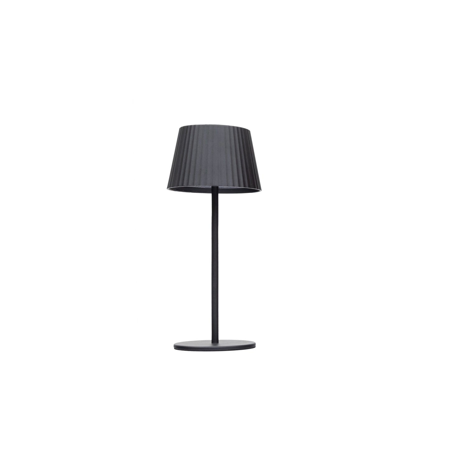Moderne Solar LED Lampe POLARIS – mobil, dimmbar &amp; elegant - anthrazit