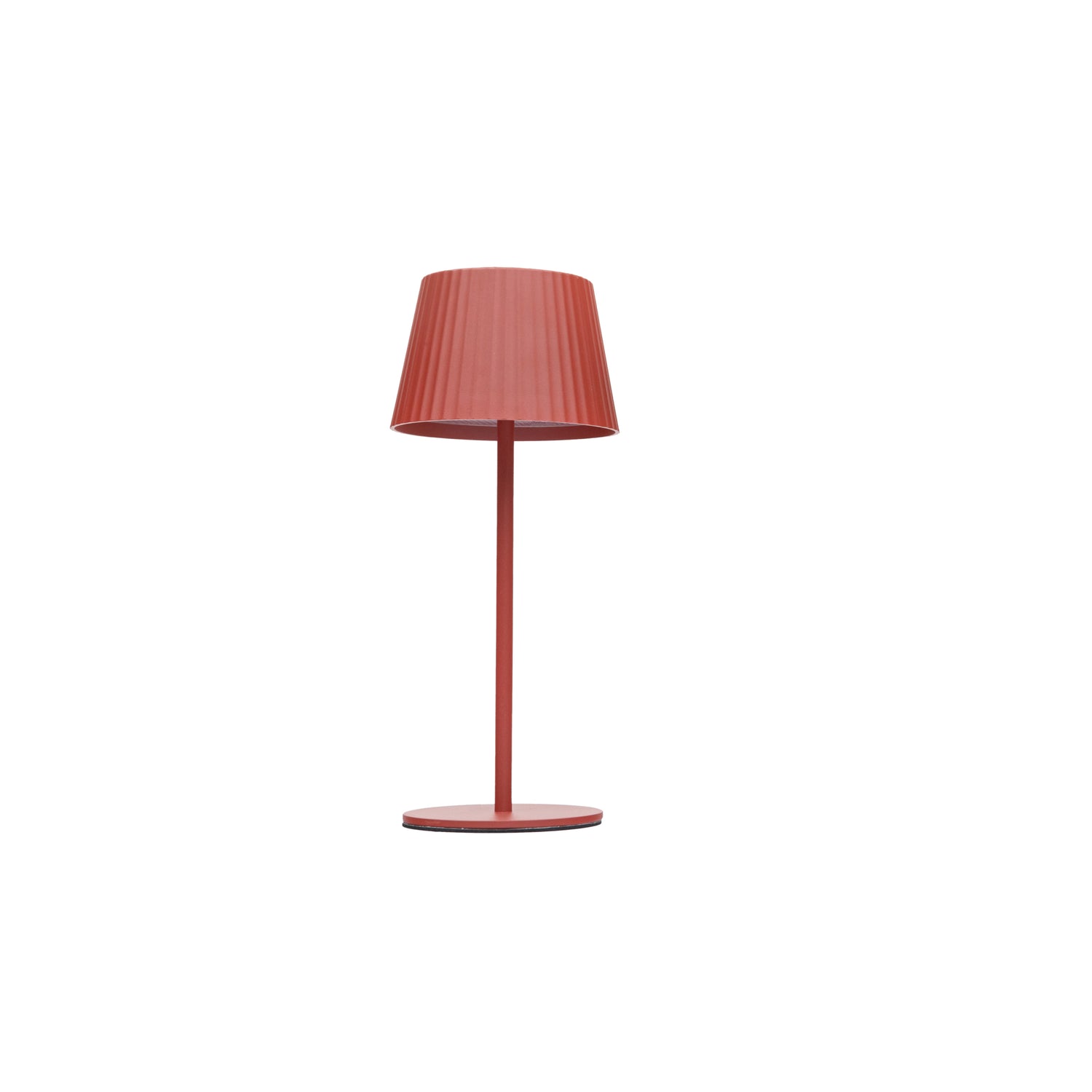 Moderne Solar LED Lampe POLARIS – mobil, dimmbar &amp; elegant - rot