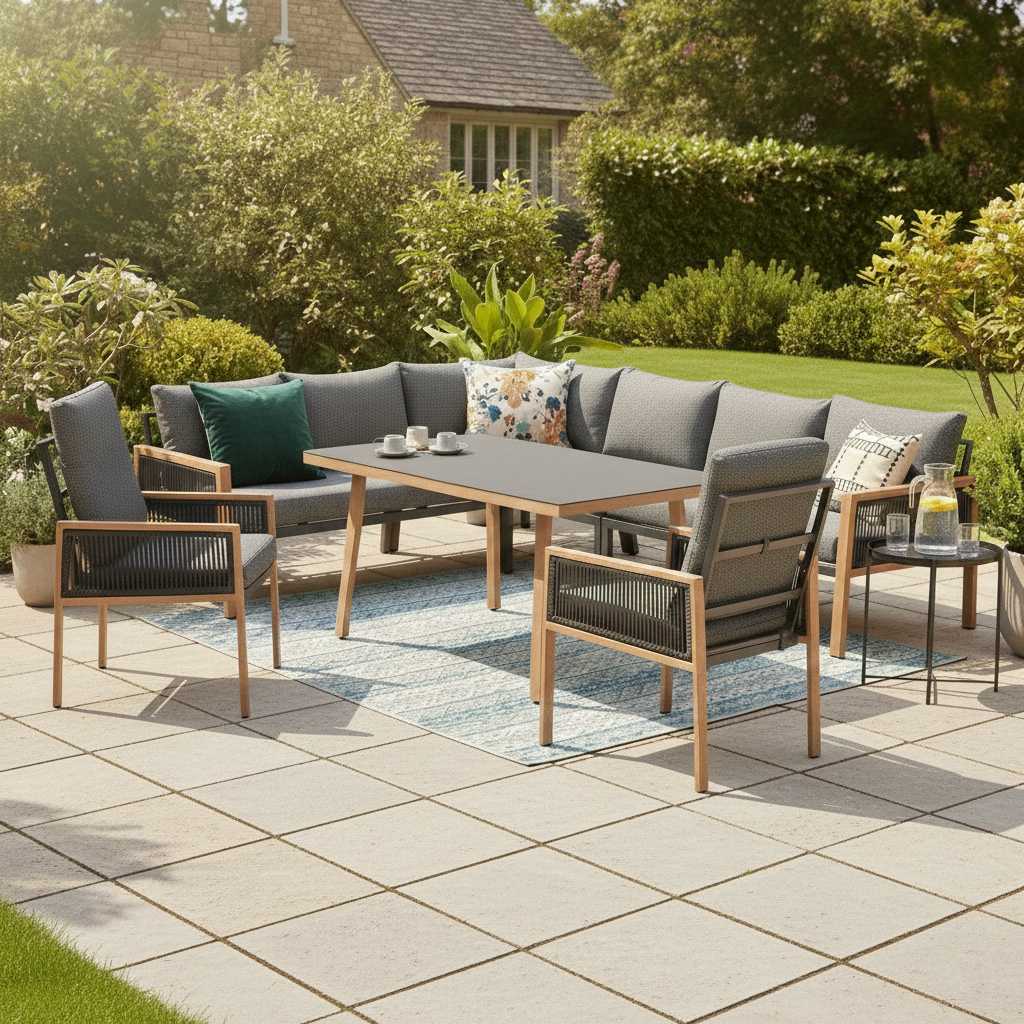 High Quality Living zum Angebotspreis ☀️ Comfort Dining Eck-Lounge Aria inkl. 2x Sessel