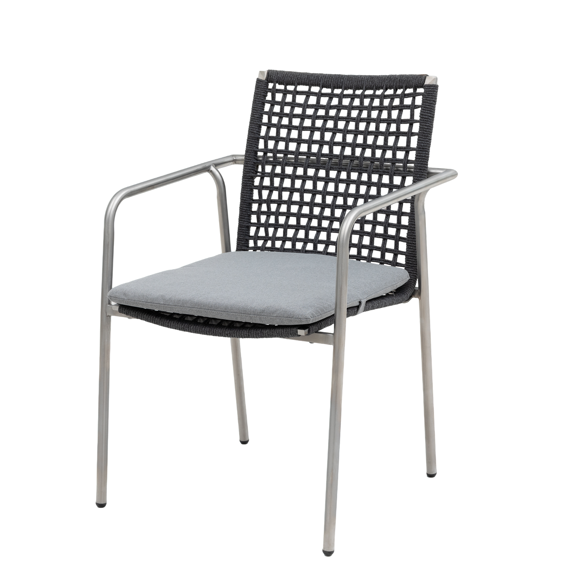 Premium Edelstahl / Rope Sessel Vogue, edel &amp; gemütlich