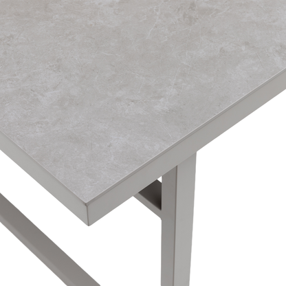 Alu / Polycord Rope Dining Ecklounge Set Madri Deluxe 3in1 Funktion variabel stellbar absenkbare Armlehnen