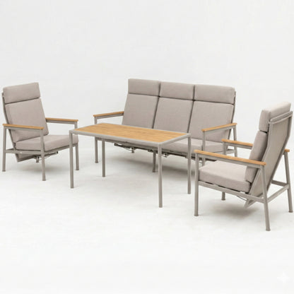 SUMMER SALE ☀️⛱️🏝️. Dining Lounge Move Set Solea mit stufenlos verstellbaren Rückenlehnen EXTRA HOCH &amp; EXTRA BREIT