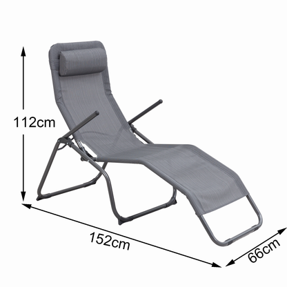 *NUR VOR ORT IN XANTEN ERHÄLTLICH* Sonnenliege / Saunaliege Nava XL (anthrazit)