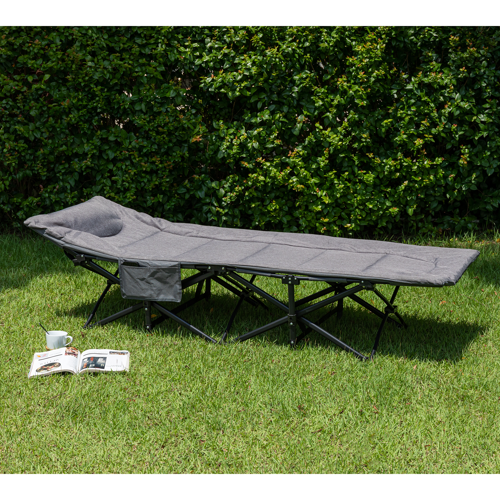 SUMMER SALE ☀️⛱️🏝️   XXL Campingbett / Feldbett / Gästebett / Sonnenliege faltbar praktisch und flexibel 185x67x38cm