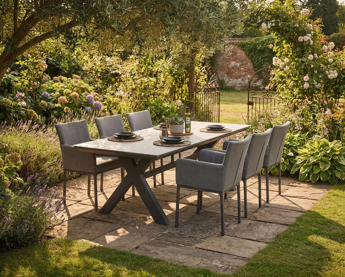 SUMMER SALE ☀️⛱️🏝️ Mich darfst du im Regen stehen lassen! Dining Set COSMO / Avantage – Modern, Komfortabel & 100% Wetterfest