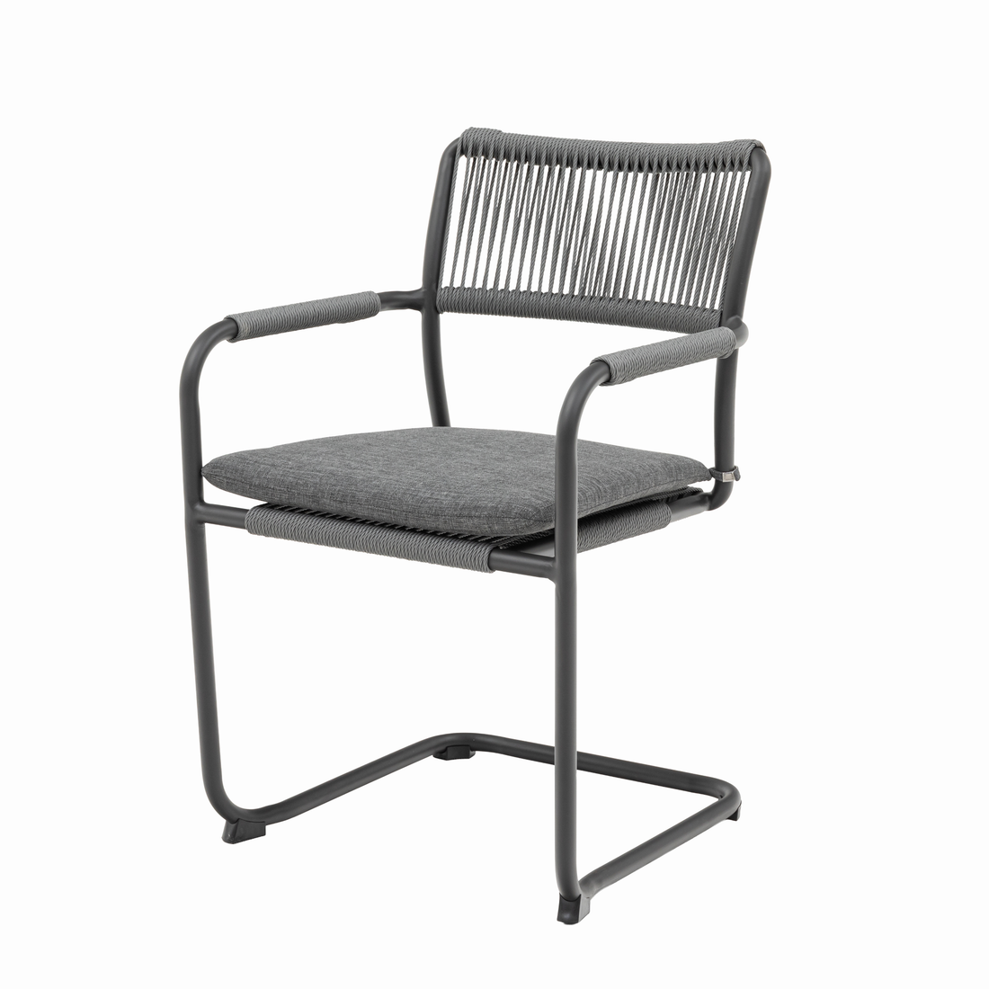 Dining Schwingersessel Madri Nero Polycord Rope (anthrazit)