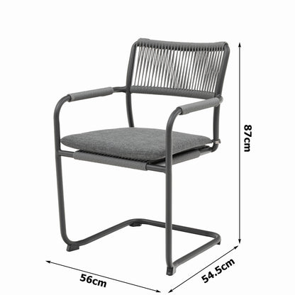 DESIGN! Essgruppe / Dining Set MADRI NERO Schwinger &amp; AVANTAGE Tisch in 240 cm