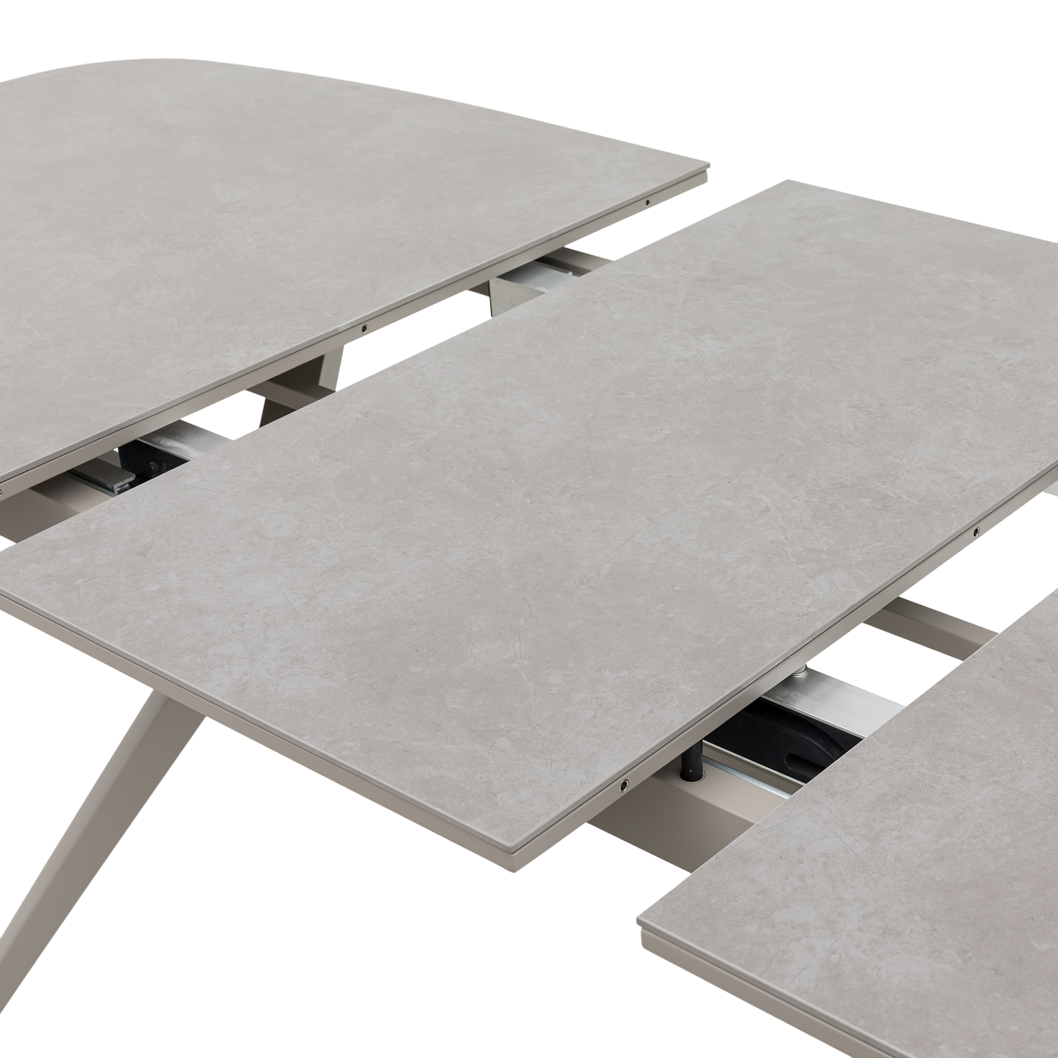 PREMIUM! 7-teiliges Dining Set AURORA / MADRI – Flexibel ausziehbar &amp; entspannt schwingen