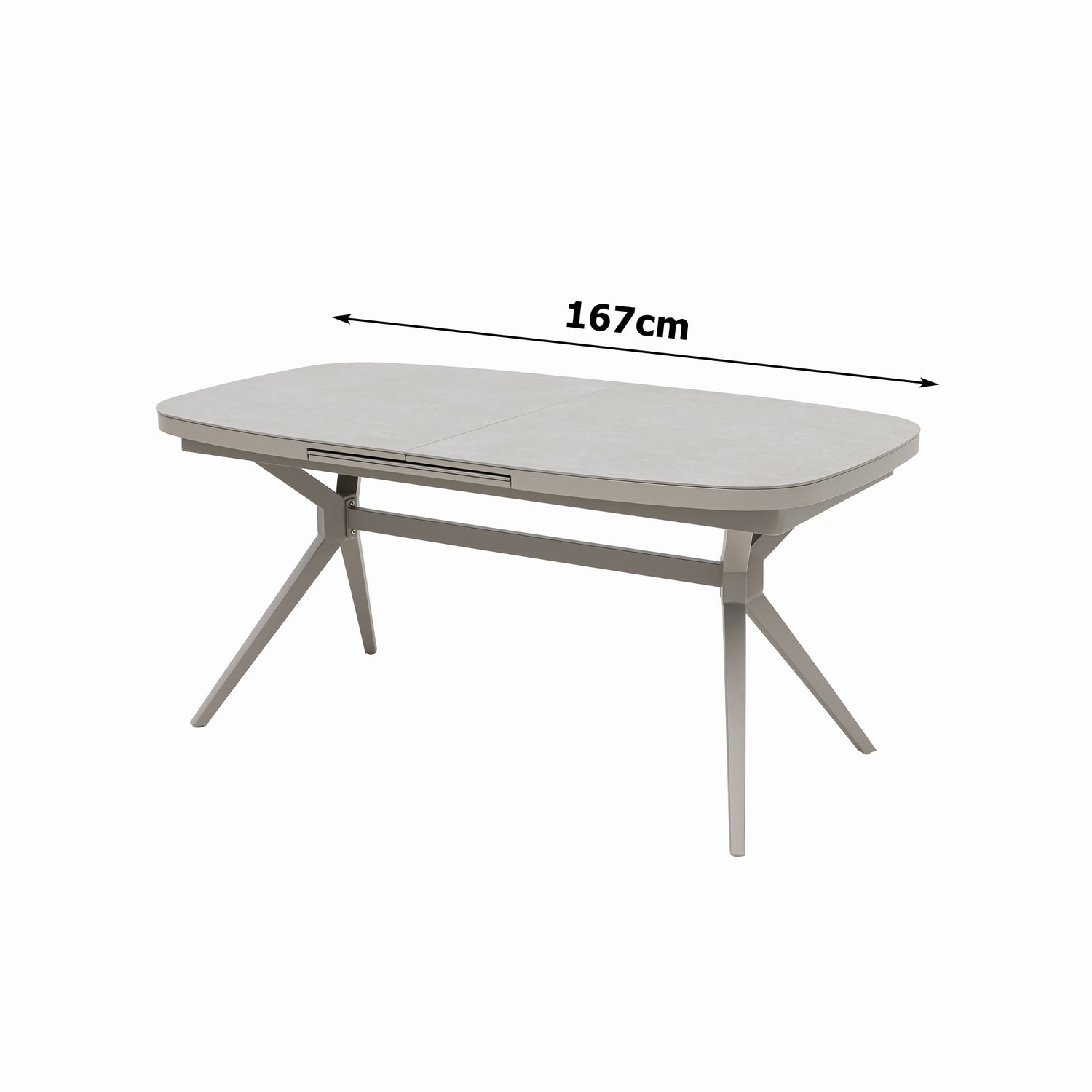PREMIUM! 7-teiliges Dining Set AURORA / MADRI – Flexibel ausziehbar &amp; entspannt schwingen