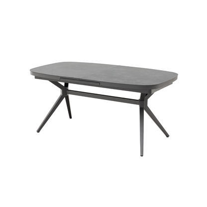 PREMIUM! Essgruppe / Dining Set MADRI VERDE Schwinger &amp; AURORA NERO DESIGN Ausziehtisch