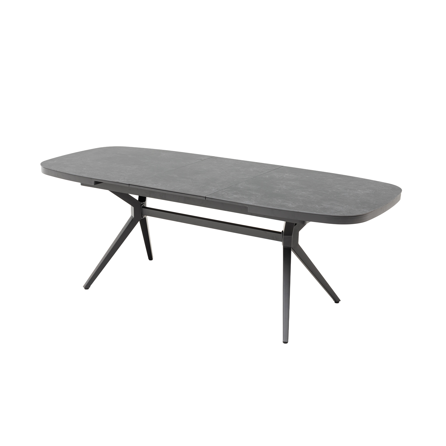 PREMIUM! Essgruppe / Dining Set MADRI VERDE Schwinger &amp; AURORA NERO DESIGN Ausziehtisch