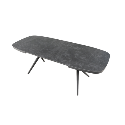 PREMIUM! Essgruppe / Dining Set MADRI VERDE Schwinger &amp; AURORA NERO DESIGN Ausziehtisch