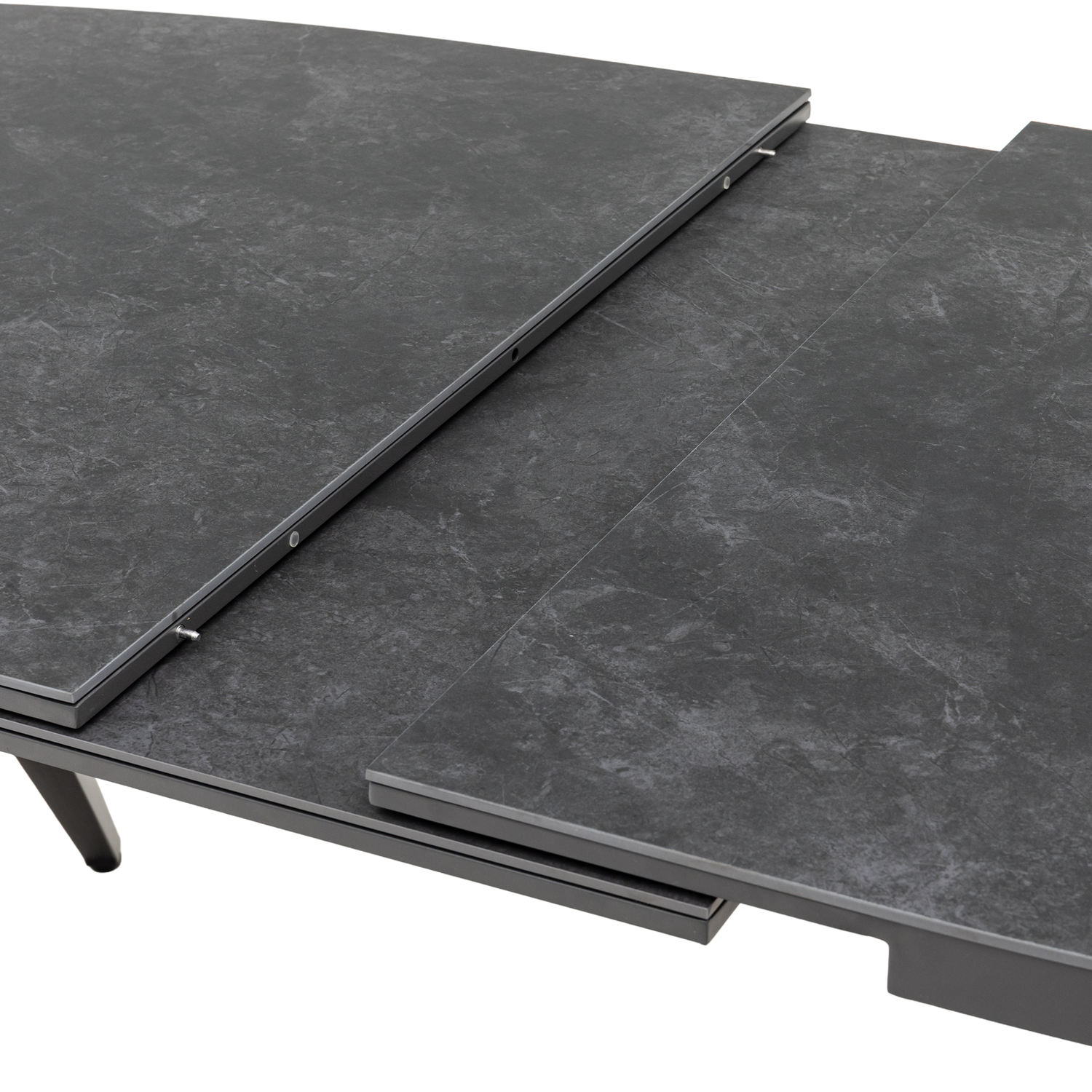 PREMIUM! Essgruppe CORDA Drehsessel &amp; AURORA Nero Design Ausziehtisch