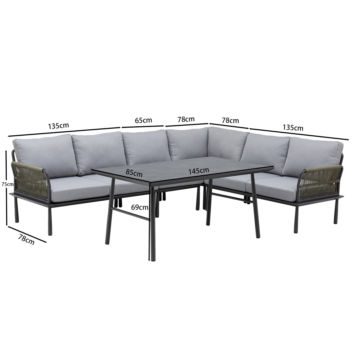 ✨DEIN NEUER LIEBLINGSPLATZ✨ Dining Eck Lounge Madri Verde / Trendstarkes Design &amp; luxuriöser Komfort