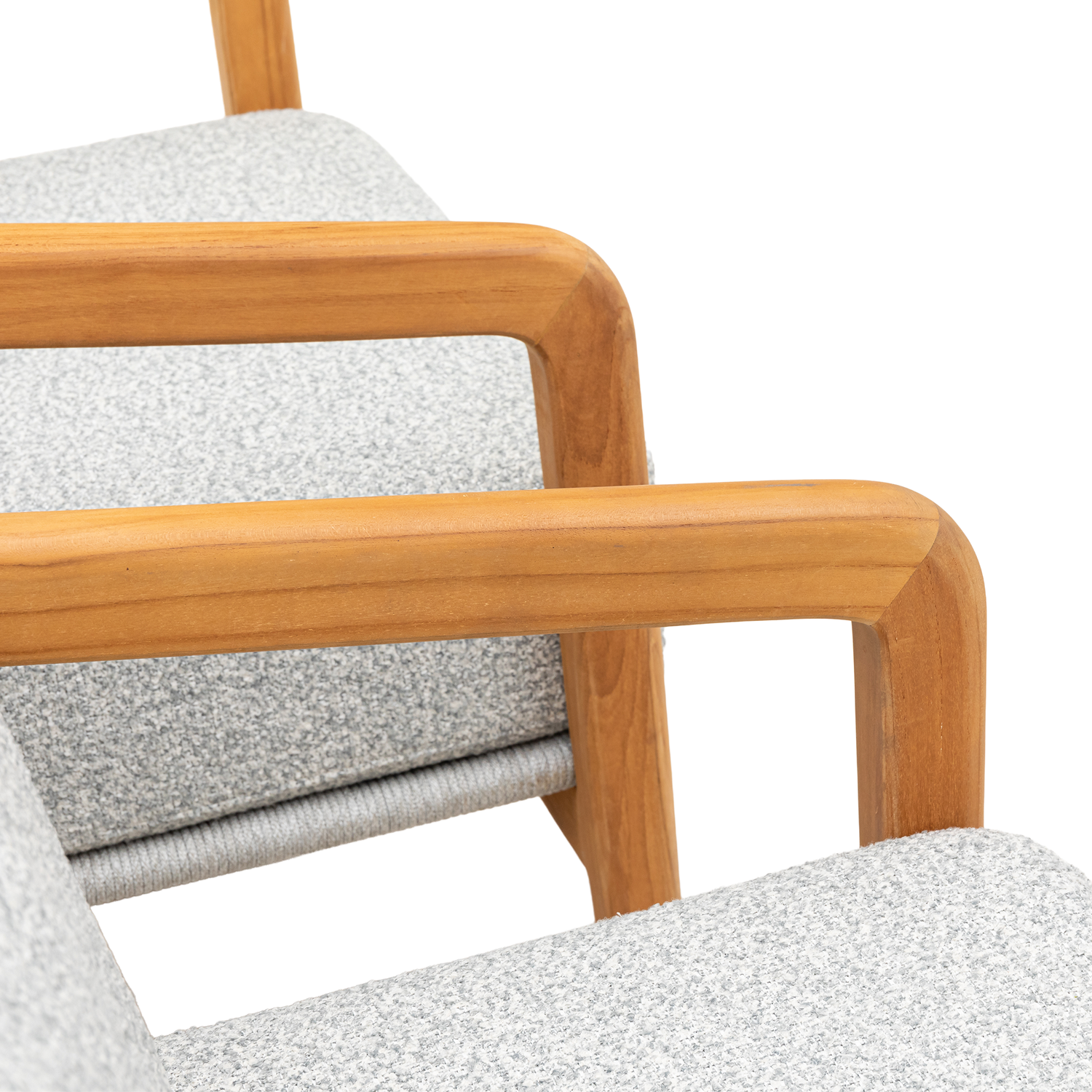 Inspired by nature! Lounge Set Granvia eine Kombination aus massivem Teakholz, Alu, Rope &amp; Olefin Stoff