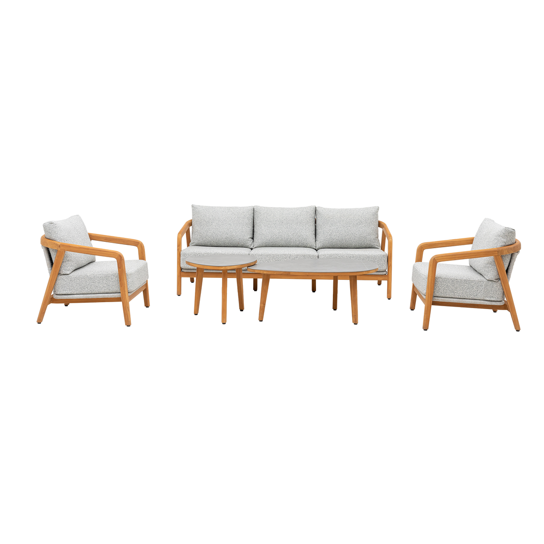 Inspired by nature: Teak Rope Lounge Set Granvia