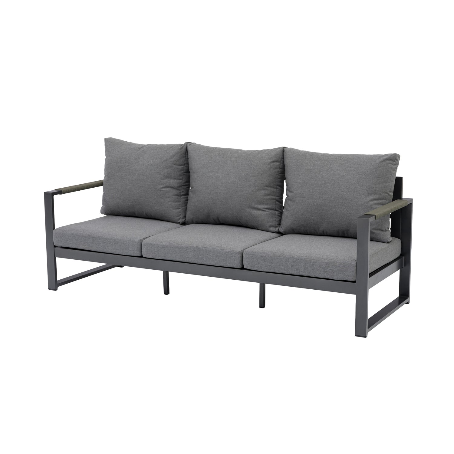 Kissen wegräumen? 365 Tage draußen lassen! Lounge Set Elana 100% wetterfest dank Sunbrella®