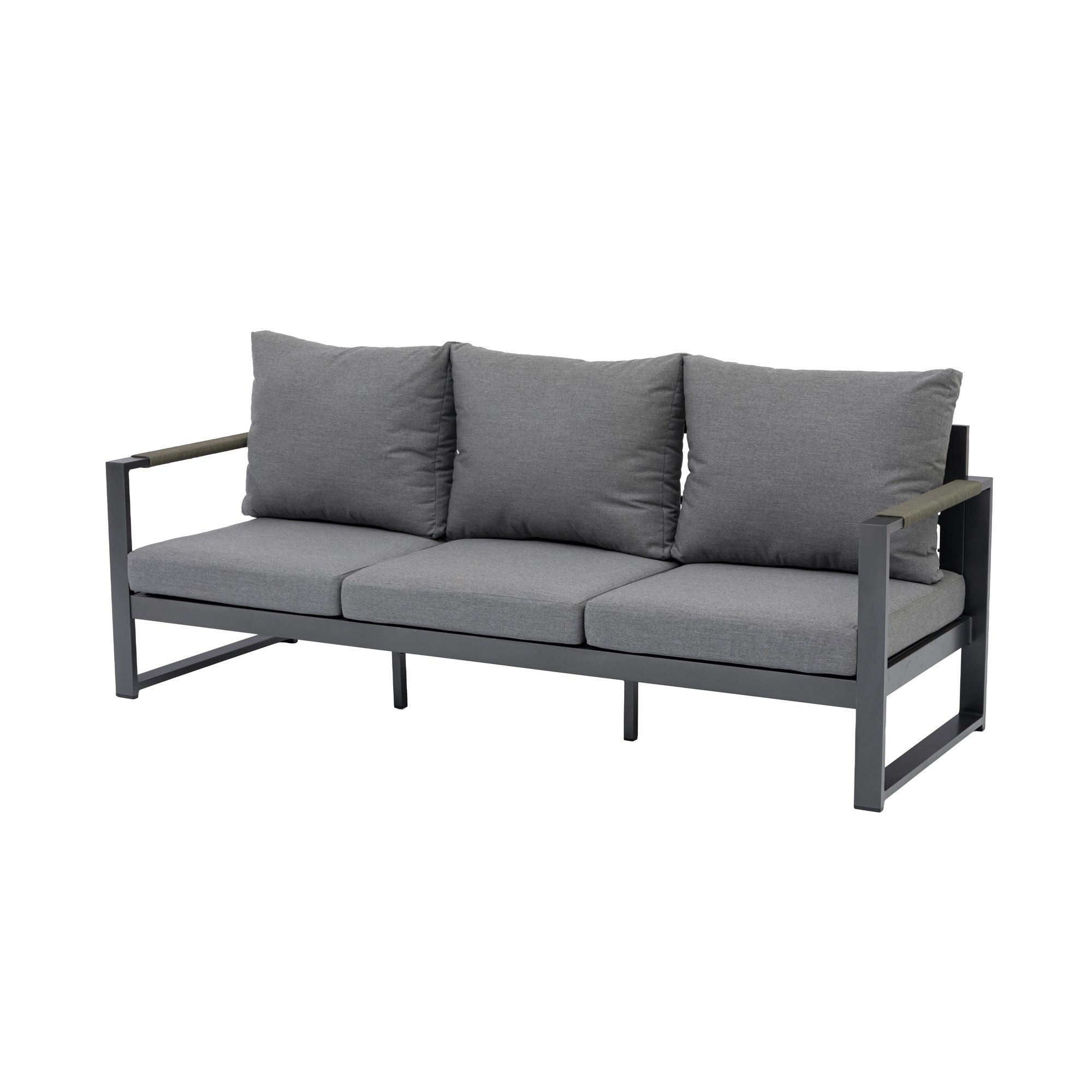 Kissen wegräumen? 365 Tage draußen lassen! Lounge Set Elana 100% wetterfest dank Sunbrella®
