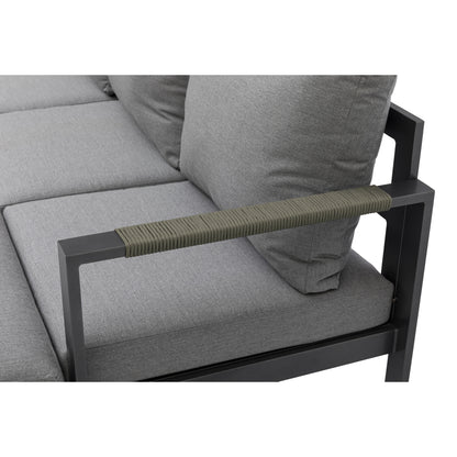 Kissen wegräumen? 365 Tage draußen lassen! Lounge Set Elana 100% wetterfest dank Sunbrella®