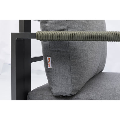 Kissen wegräumen? 365 Tage draußen lassen! Lounge Set Elana 100% wetterfest dank Sunbrella®