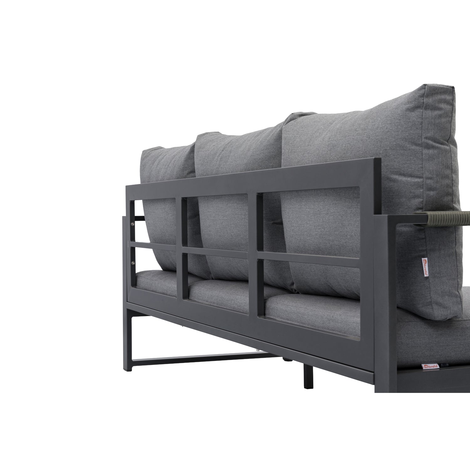 Kissen wegräumen? 365 Tage draußen lassen! Lounge Set Elana 100% wetterfest dank Sunbrella®