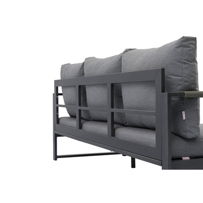 Kissen wegräumen? 365 Tage draußen lassen! Lounge Set Elana 100% wetterfest dank Sunbrella®