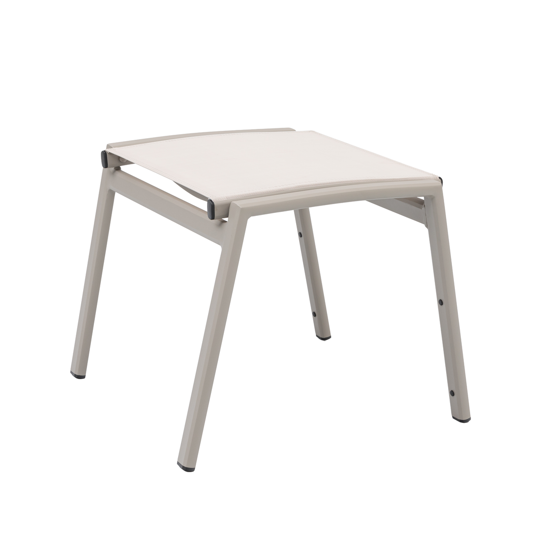 Aluminium / Sling-Textilen Hocker Avantage Moon (creme/beige)