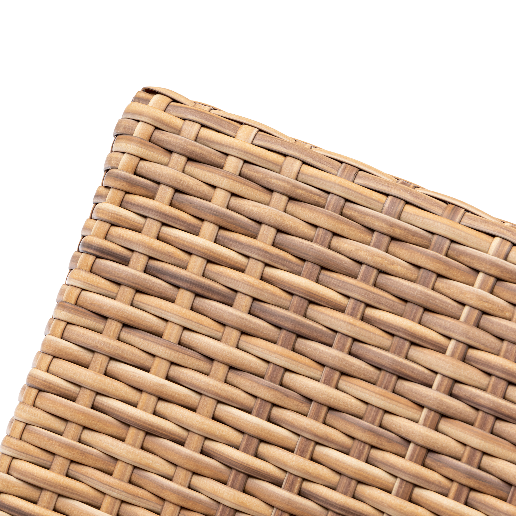 Aluminium / Polyrattan Dining Sessel Iguana extra breit und hoch