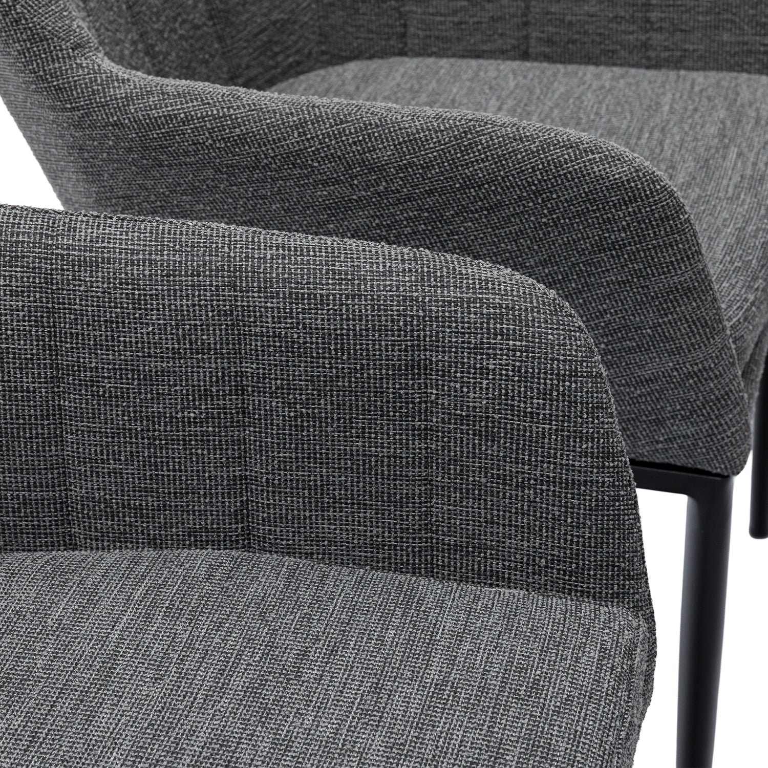 Outdoor Sessel Heritage 100% wetterfest VELUVÉ by LIKA-TEX® Bezug Onyx
