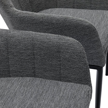 Outdoor Sessel Heritage 100% wetterfest VELUVÉ by LIKA-TEX® Bezug Onyx