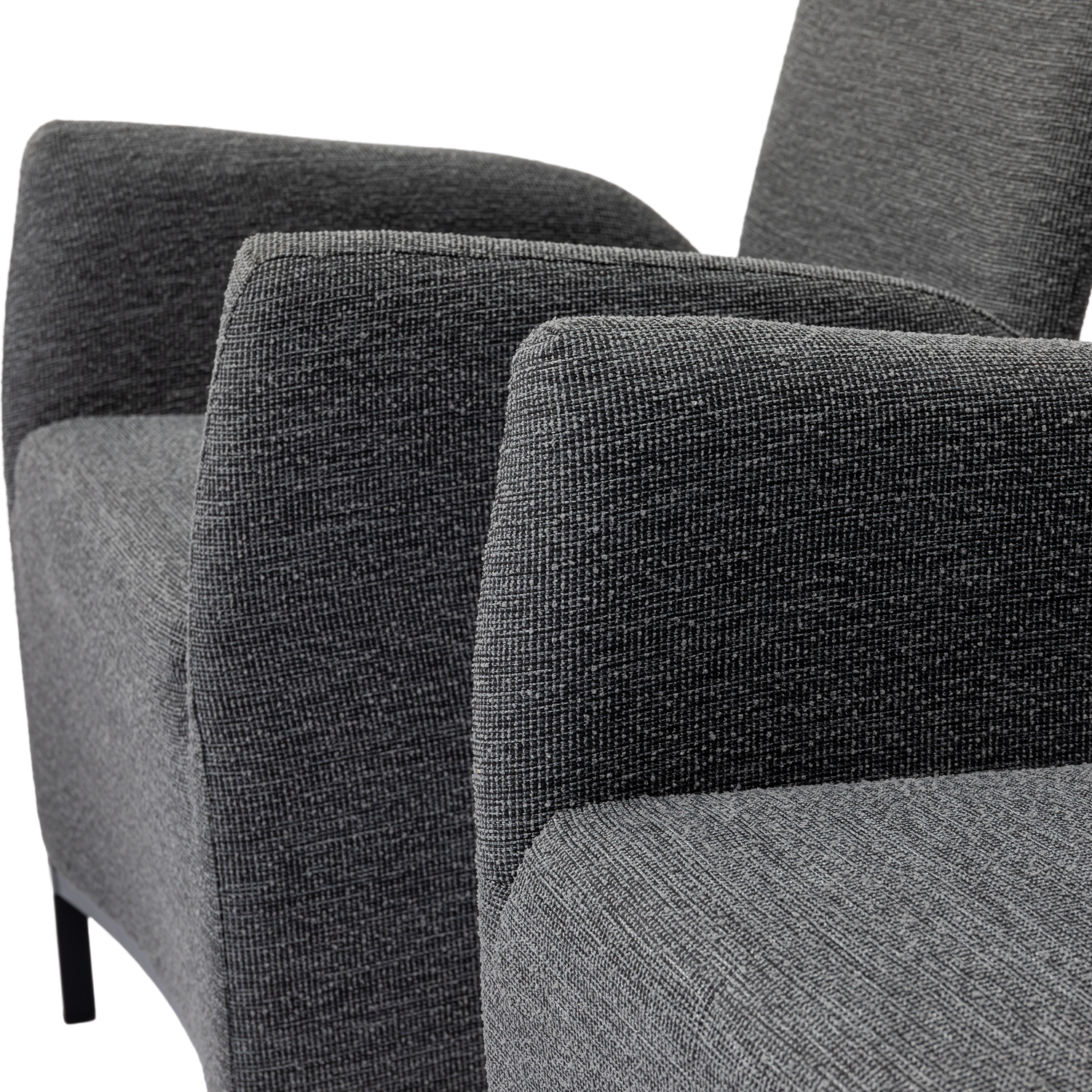Outdoor Dining Movesessel Tarent 100% wetterfest VELUVÉ by LIKA-TEX® Bezug onyx - stufenlos verstellbare Rückenlehne