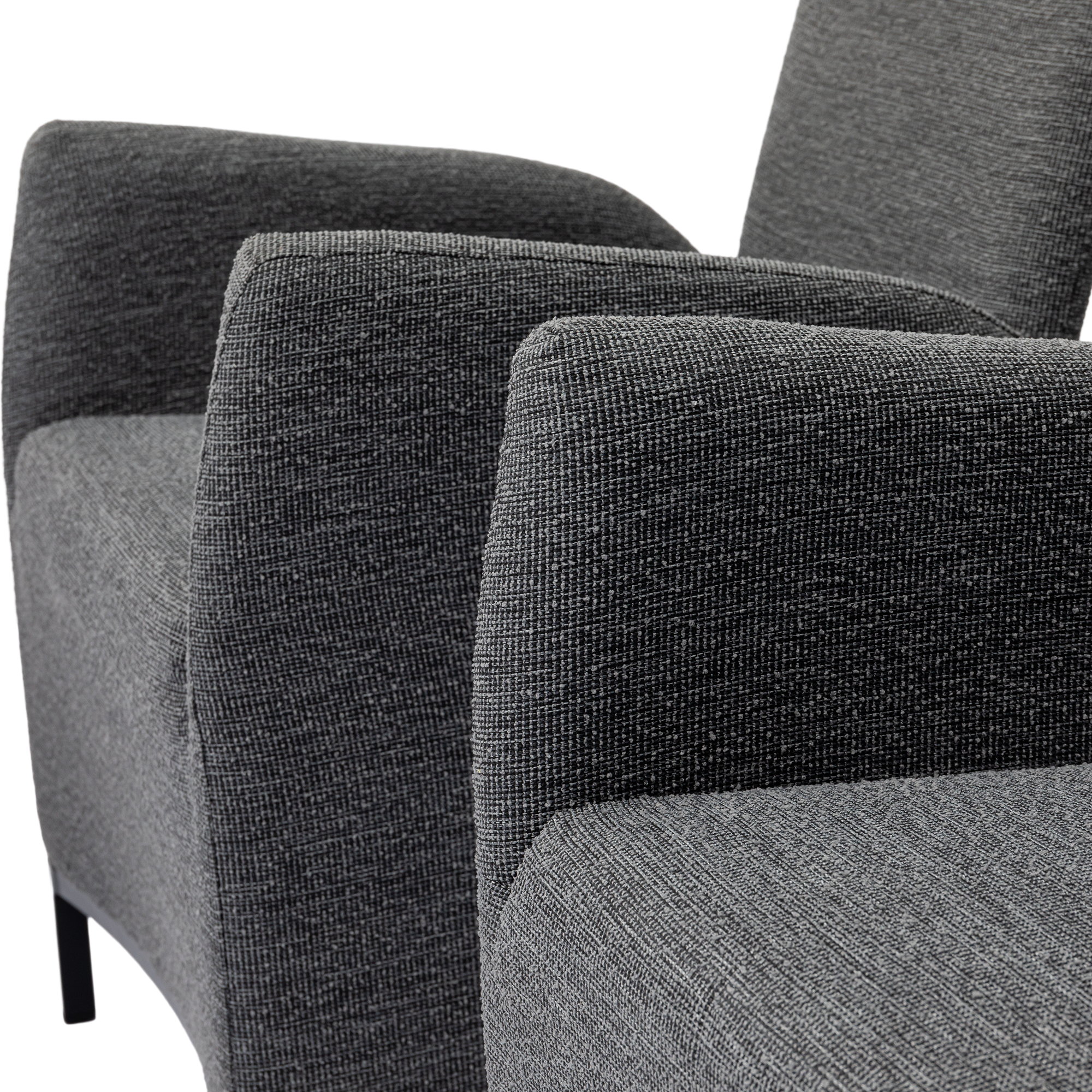 Outdoor Dining Movesessel Tarent 100% wetterfest VELUVÉ by LIKA-TEX® Bezug onyx - stufenlos verstellbare Rückenlehne
