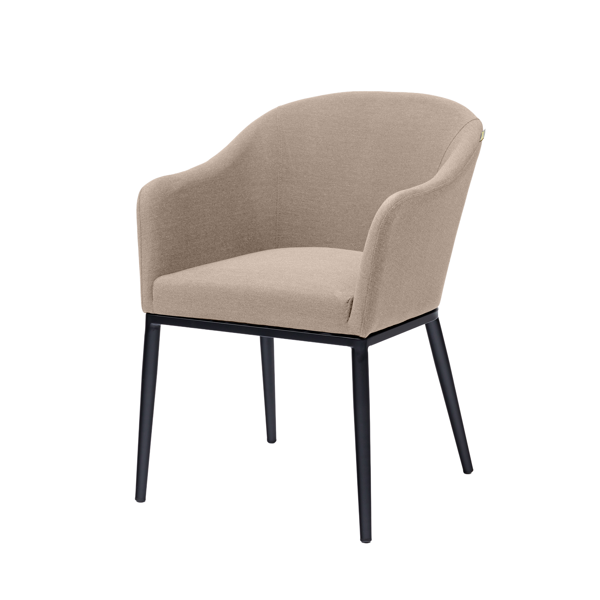 Outdoor Dining Sessel Eclipse VELUVÈ by LIKA-TEX® 100% wetterfest onyx