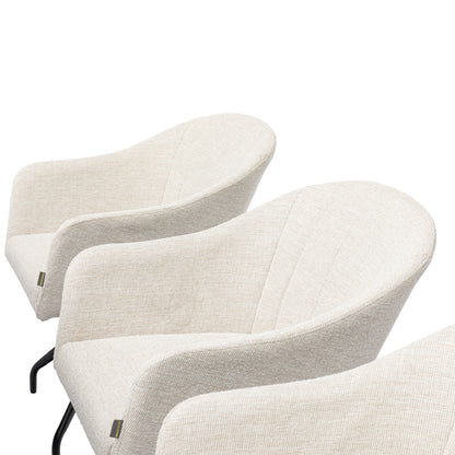 Outdoor Drehsessel Nixon / VELUVÉ by LIKA-TEX® Bezug 100% wetterfest pearl